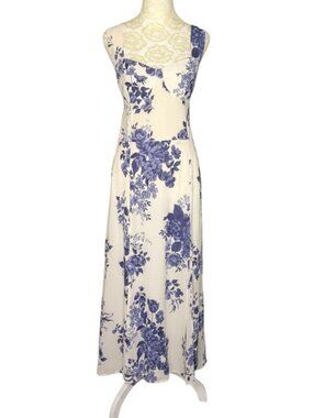 Reformation Fulton Midi Dress Sweetheart Neck Smocked Jasper Floral 8